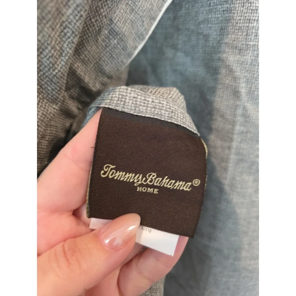 Tommy Bahama GrayTaupeCream SquareEuroPillowShams 28x28